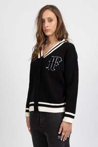 College Cardi - Quad 2.0 - Black