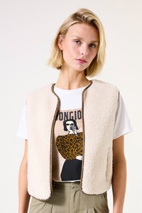 Womens Vests: Reversible Vest - Soft Teddy