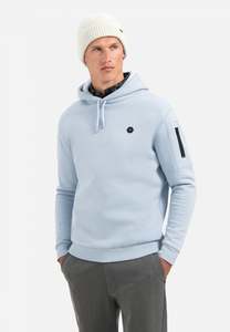 Brushed Hooded Sweatshirt - Dusty Blue