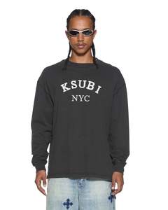 Laybel Ekcess LS Tee - Washed Black