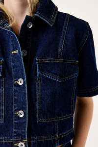 Garcia: Denim Shirt - Dark Rinsed