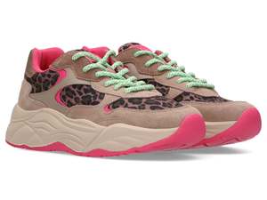 Scotch Soda: Celest Sneaker - Leopard Beige