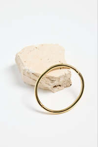 Jewellery: Solid Bangle - Gold