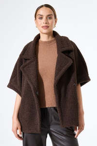 Teddy Jacket - Night Brown