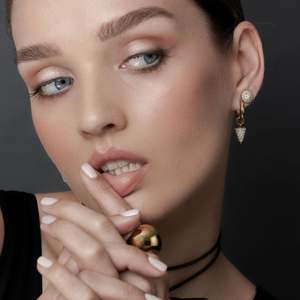 Voltage Hoops - Silver/CZ