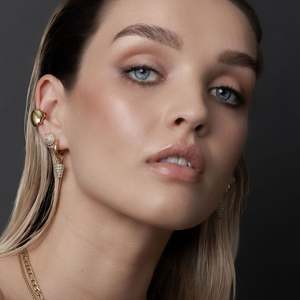 Voltage Studs - Gold/CZ