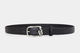 Calfskin Leather Belt - Black
