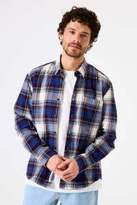 Checked Shirt - Dark Grape