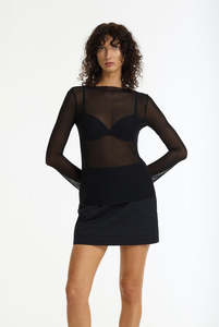 Gigi Top - Black Eclipse