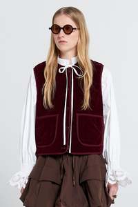 mens vests: Ashford Vest - Merlot