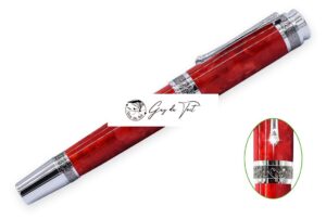 Premium Black Double Pen Box With Sponge Insert