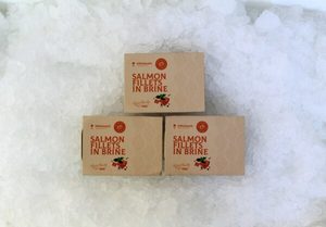 Products: Salmon Fillets in Brine 140g - Guytons
