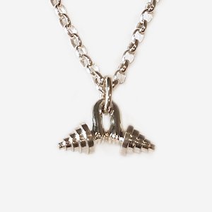 Products: Bent Barbell Pendant with Chain