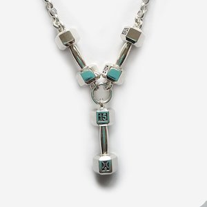 Products: 15kg Triple Dumbbell Pendant with Chain