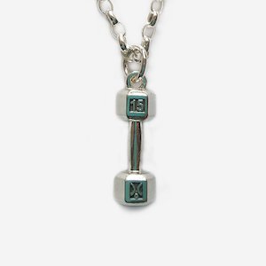 Products: 15kg Dumbbell Pendant with Chain