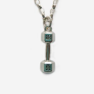 Products: 15kg Dumbbell Pendant with Chain