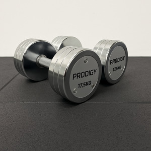 Prodigy Polished Chrome Dumbbells – 2.5kg to 30kg