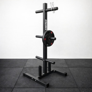 Dumbell Packages Storage: Vertical Weight Plate Rack