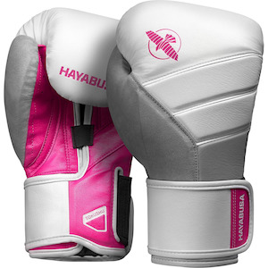 Hayabusa Boxing: Hayabusa T3 Boxing Gloves | White/Pink