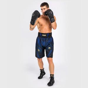 Shorts: Venum Phantom Loma Boxing Short | Black/Blue