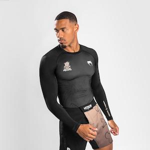 Rashguards: Venum Reorg Rashguard Long Sleeves | Black