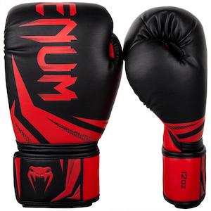 Venum Gloves: Venum Challenger 3.0 Boxing Gloves | Black/Red
