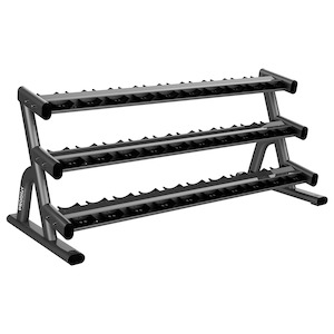 Commercial Equipment Prodigy X Series: 3-Tier Dumbbell Storage Rack
