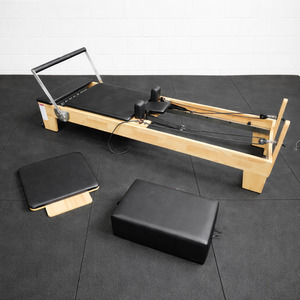 Pilates: Classic Wooden Pilates Reformer – Studio Style Design, Smooth Resistance