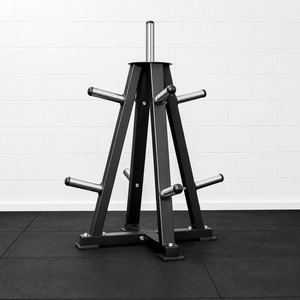 Dumbell Packages Storage: Prodigy Olympic Weight Plate Storage Tree