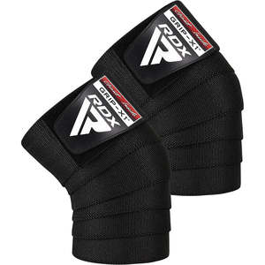 RDX K1 IPL & USPA Approved Knee Wraps For Power & Weight Lifting Gym Workouts Oe&hellip;