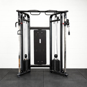 Power Squat Racks: Elite Dual Adjustable Pulley Cable Machine – Full Commercial Grade Functional Trainer