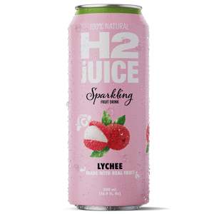 SINGLE SERVE: H2juice Sparkling Lychee 500ml x12