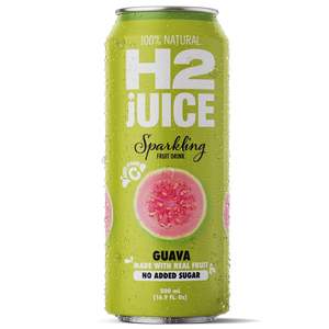 SINGLE SERVE: H2juice Sparkling Pink Guava 500ml x12