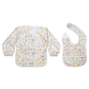 haakaa Mess-free Smock & Bib Set