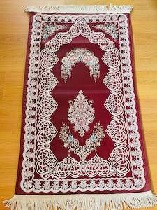 Luxury Prayer Mat: Luxury Silk Padded Prayer Mats with Embroidery