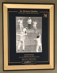 Memorabilia: Framed 'The 400th Test Wicket' print