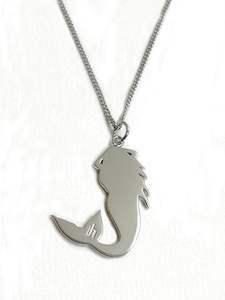 Necklaces: Mermaid Pendant Silver
