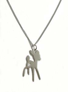 Necklaces: Fawn Pendant Silver