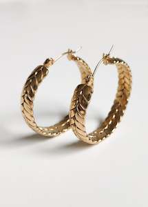 Earrings: Hera Hoops In Gold