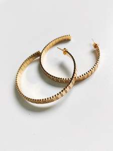 Earrings: Ali Gold Hoop Earrings