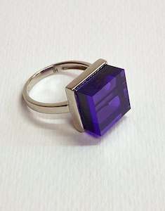 Rings: Servalan Amethyst Silver Ring