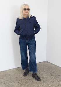 New Arrivals: Quilted Bomber Jacket (Navy)