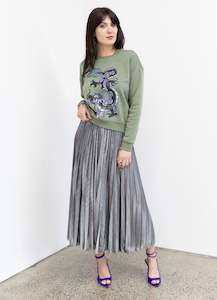 Across The Universe Collection: Dragon Sweatshirt (Olive Green)