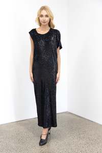 Dresses: Mercury Dress In Black Sequin (long)