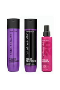 Coloured Hair: Matrix Total Results Colour Obsessed Trio