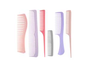 Combs: Diane Assorted Comb Set, Pastels 6-Pack