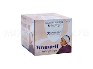 Clearance 40 Off: Graham Beauty - Wrapp-it Styling Strips White (40 Strips Per Pack)