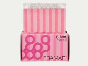 Framar: Framar Pink Stripes Pop Up Foil (500ct) 127 x 280mm (5x11)