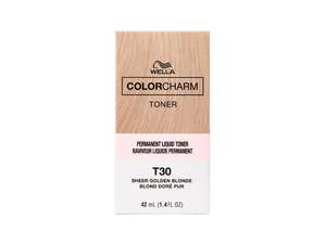 Wella Color Charm Liquid Toner #T30 Sheer Golden Blonde
