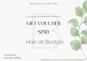 Gift Voucher - Hair At Boston